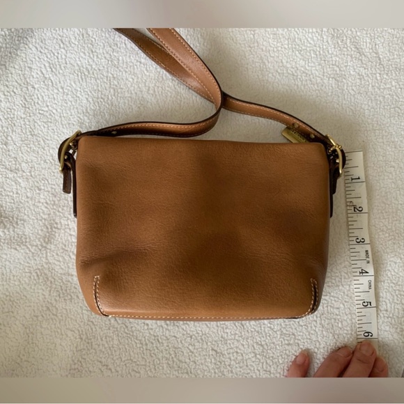 Coach Tan Mini Leather Shoulder Bag - Picture 4 of 13